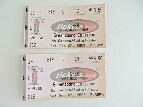 Vtg ticket stubs - ticket,